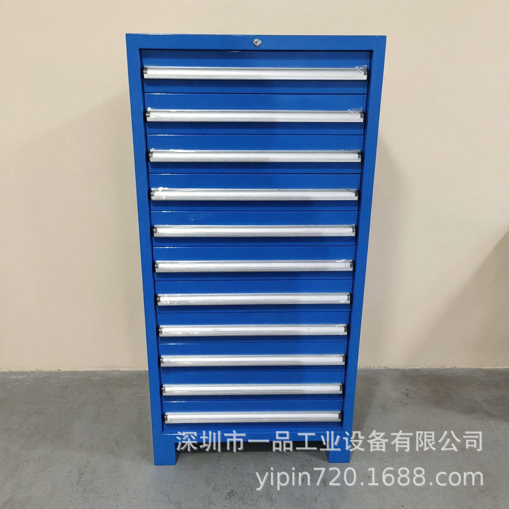 一品4s店维修重型工具柜工业型抽屉式工具车11抽带隔板工具储物柜