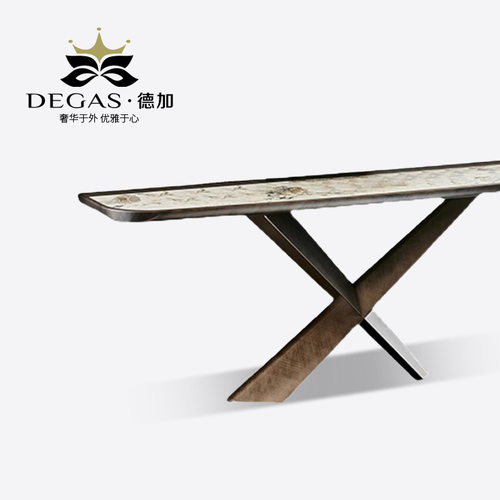 DEGAS意式轻奢岩板玄关桌