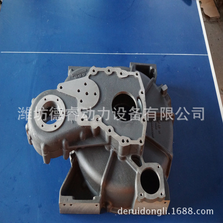 搅拌车用发动机用615Q0170037箱体组件后驱力飞轮壳
