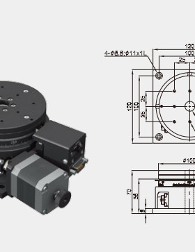 工厂直销AR100-A/AR120-A/AR159-A/AR179-A电动回转滑台