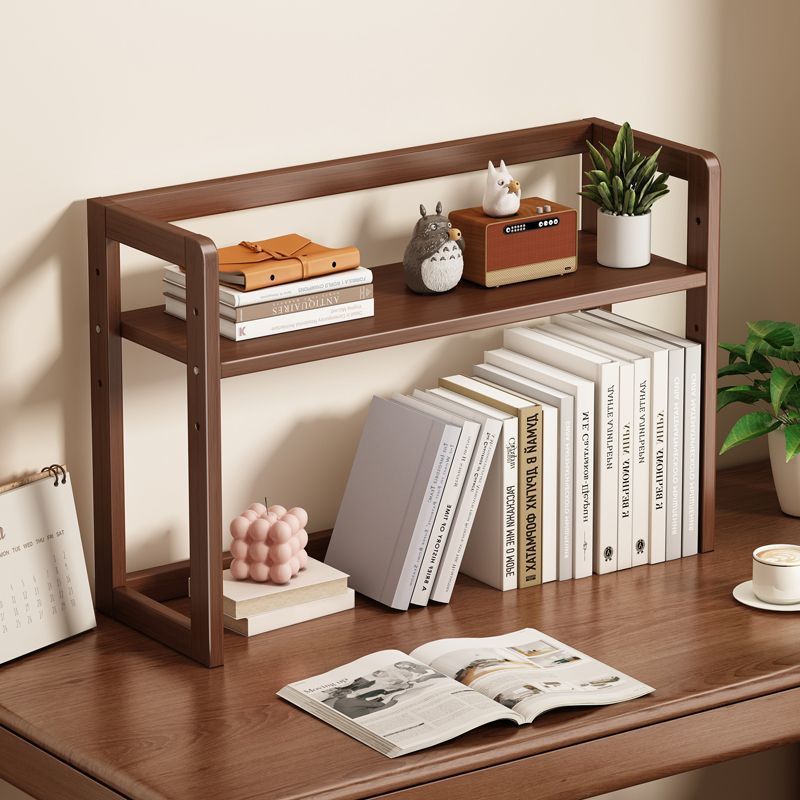 桌面置物架桌上书架家用学习书桌多层收纳办公室工位台面展示架子