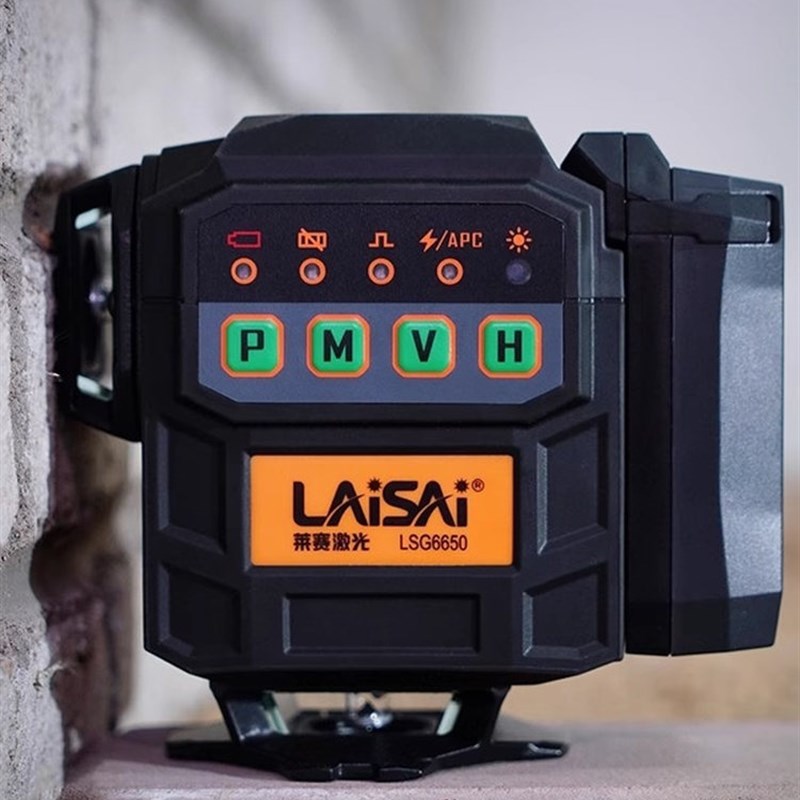 来赛12线激光水平仪Lsg6650S高精度强光细线自动S红外水平仪6668