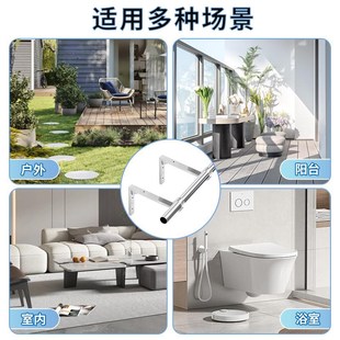 晾衣杆三角架折叠不锈钢支架墙壁上侧装支撑架阳台晾衣架固定配件