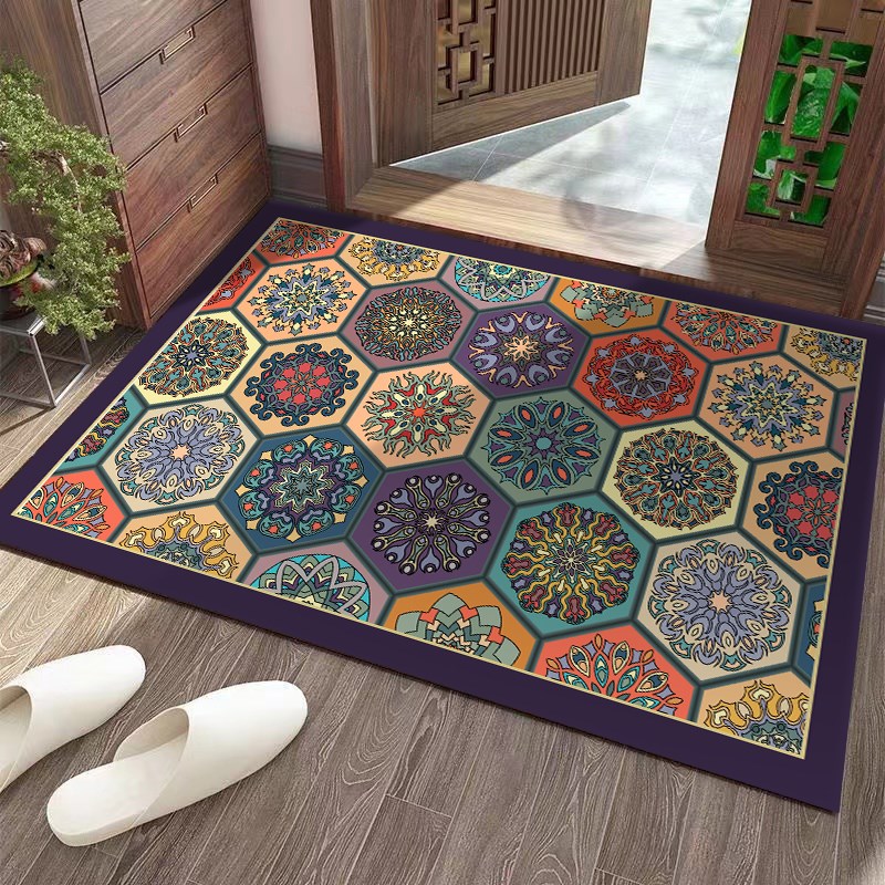 厨房门口吸水吸油j地垫家用新款免洗耐脏防滑防油防水专用加厚垫