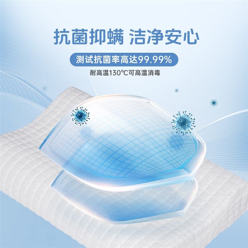 指间营造中老年人枕头保护颈椎透气不塌陷不变形助睡眠分区护颈枕
