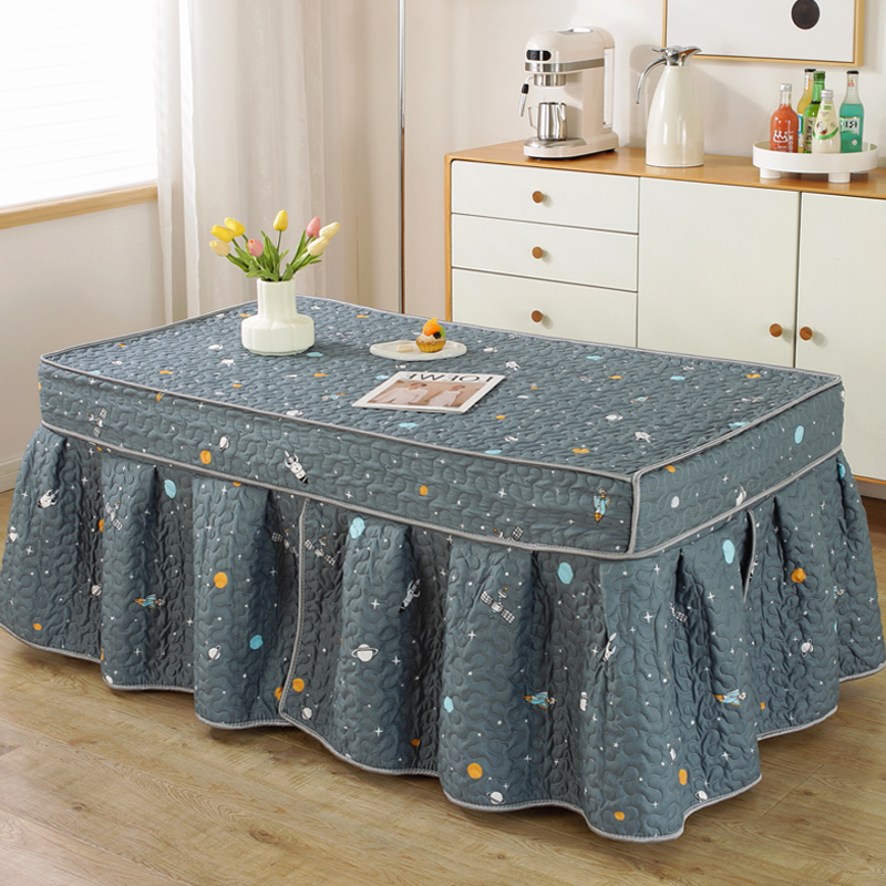 新款长方形烤火炉罩加厚冬季取暖电炉罩茶几桌布T围被烤火桌子罩