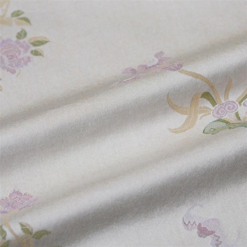 上久楷宋锦-山石牡丹螺钿面料(面料无质量问题不退货)