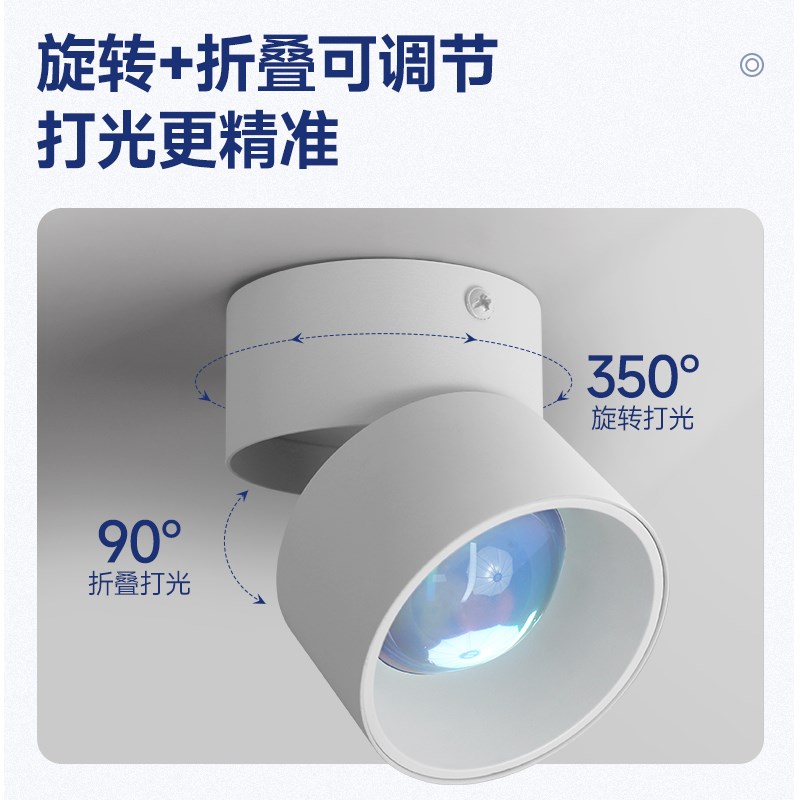 日不落射灯明装夕阳红洗墙灯家用客厅过道玄关照S画网红氛围落日