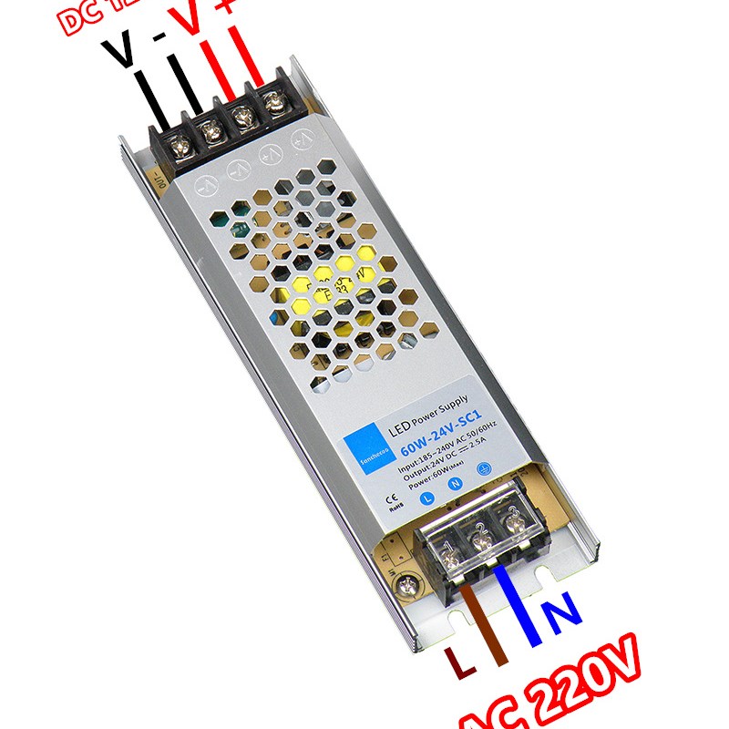[优智]12vg低压24v超薄电源卡布灯箱电源led灯带线性电源开关电源
