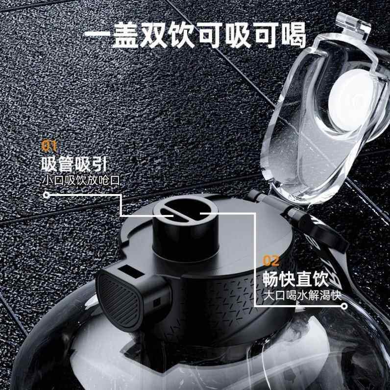 特大号水杯工地干活大容量吨吨桶水杯5升水壶耐高温防摔防爆夏季