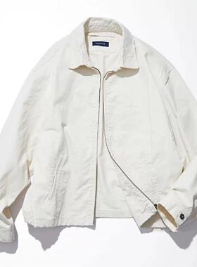 原 NAUTIC& 日系水洗工装夹克外套短款休闲风 潮牌棉秋季百搭纯色