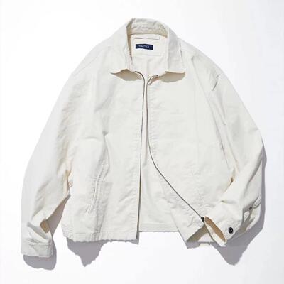 原 NAUTIC& 日系水洗工装夹克外套短款休闲风 潮牌棉秋季百搭纯色