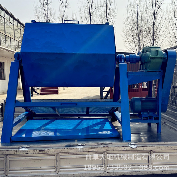 六角滚筒抛光机 雨花石大型抛光设备 火烧铁研磨抛光机