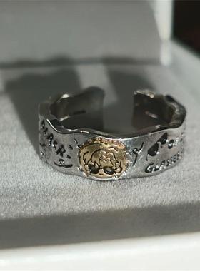 《盗墓笔记》黑眼镜戒指影剧周边原创设计开口涂鸦食指戒生日礼物