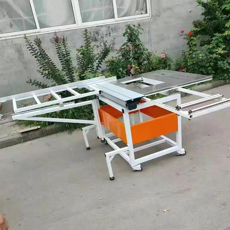 多功能可折叠式子母锯台 自动除尘 木工装修锯 45度裁板推台锯