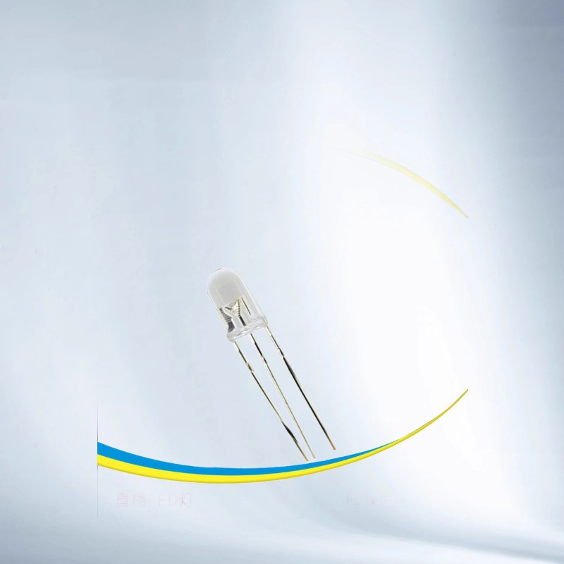 F5红绿双色共阳 红蓝双色共阴 蓝绿双色LED透明发光灯珠二极管