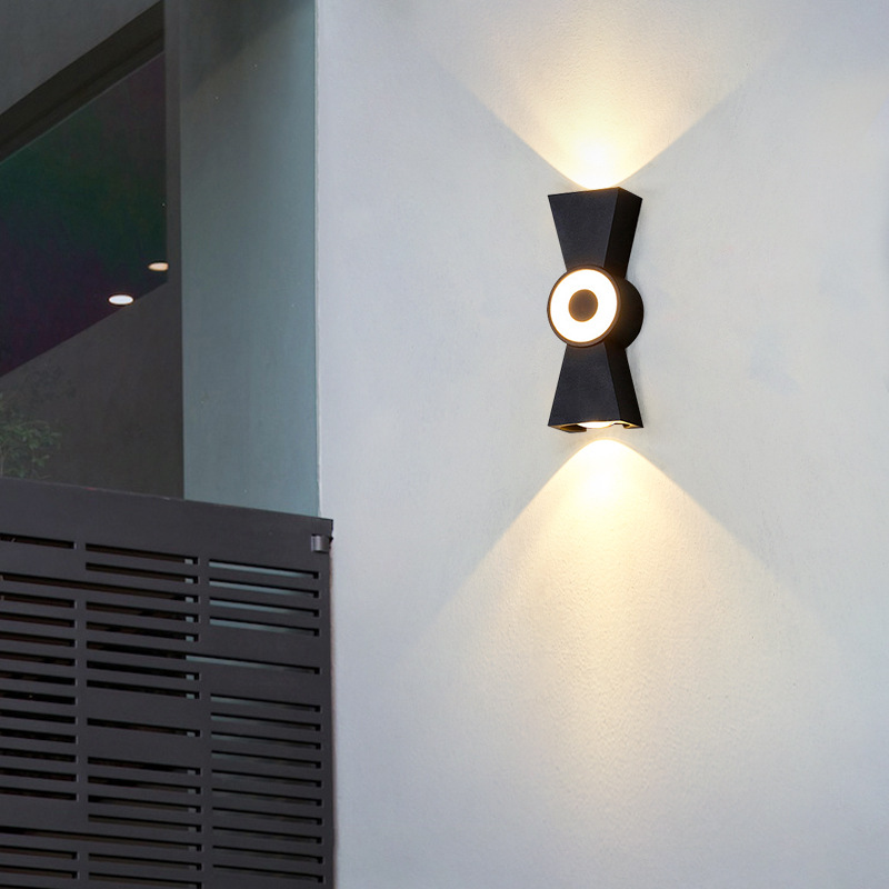 户外壁灯防水过道楼梯庭院门口室外LED超亮防水灯 简约阳台墙壁灯