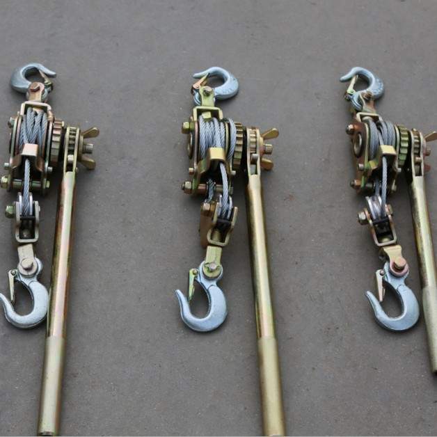 多功能日式紧线器钢丝绳拉紧器钢绞线收紧器电力卡线器1T2T3T