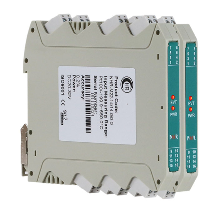 NHR-M22-03/03-0/0-D福建虹润智能温度变送器热电偶E/0-1000℃