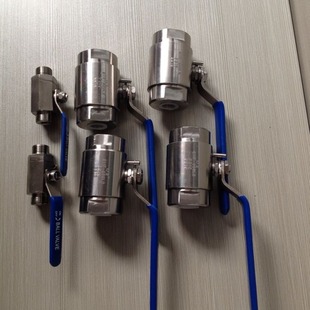 温州厂家2PC高压球阀 304螺纹2PC丝扣锻打阀门 不锈钢2片式