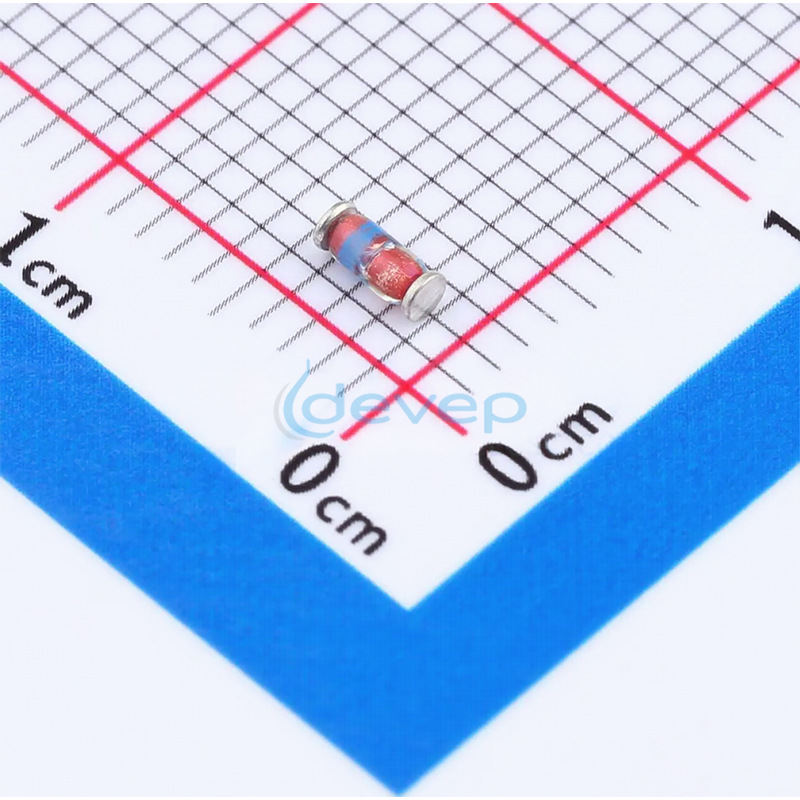 0.5W贴片稳压二极管ZMM6V8 LL-34封装 6.8V 1206圆柱玻璃 1盘2.5K