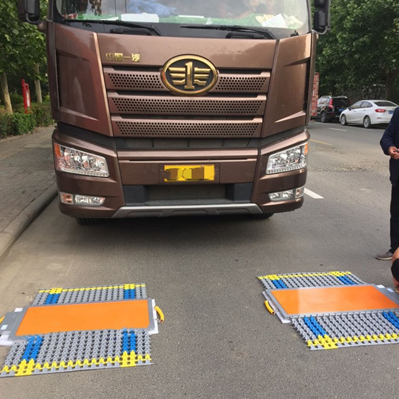 上海便携式轴重电子地磅 松江轴重仪50T 动静两用汽车衡