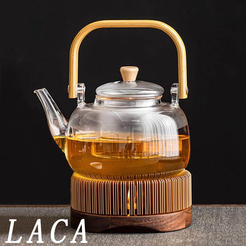 日式户外暖茶炉茶壶底座温茶器蜡烛加热茶道花茶保温提梁壶暖杯器
