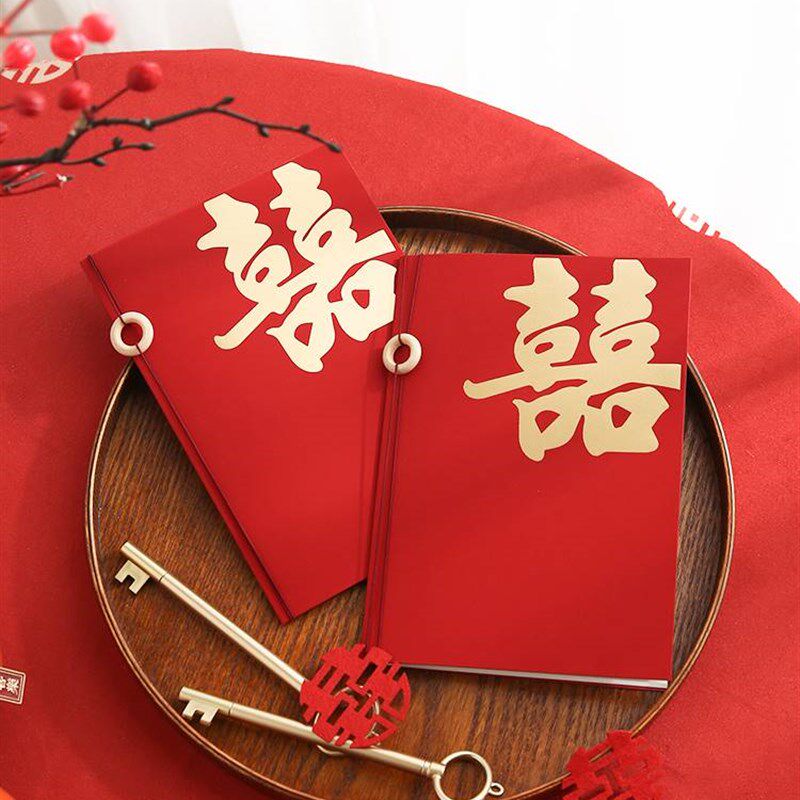 结婚新婚贺卡父母致辞卡证婚人致辞本誓言卡婚礼高级简约誓词手卡