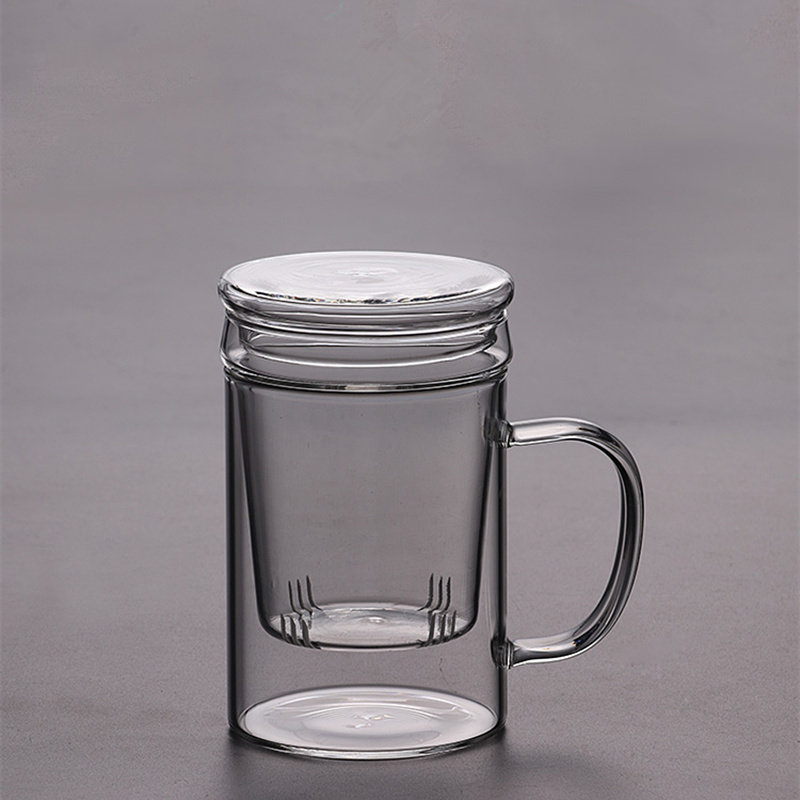 玻璃泡茶杯带过滤杯子加厚耐热办公杯水杯透明泡花茶绿茶茶水分离,餐饮具,玻璃杯,淘宝优惠券,粉丝福利购,淘宝优惠卷