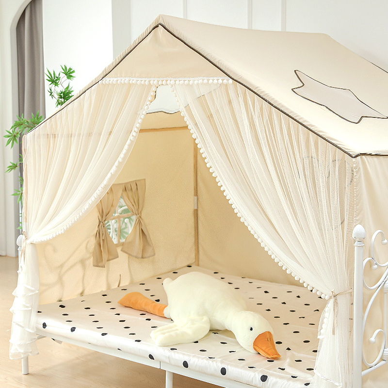 帐篷室内儿童床公主女孩男孩睡觉家用小房子宝宝分床神器定制蚊帐