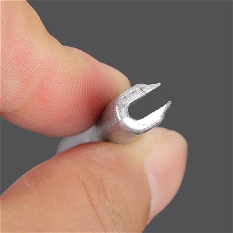 撒网铅坠撒网铅角六角夹坠鱼尾铅坠铅坠子铅角网坠子网脚网脚绑好