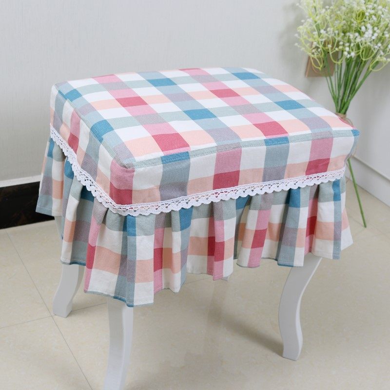 小方凳套罩圆登櫈子套罩 圆形椅子套凳子套罩方凳套罩圆凳套钢琴