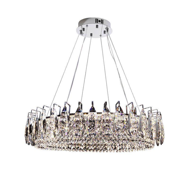 2025新款客厅水晶吊灯家居现代美式卧室高级感房间餐厅语音控制,家装灯饰光源,智能吊灯,淘宝优惠券,粉丝福利购,淘宝优惠卷