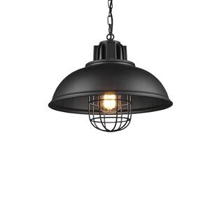 铁艺吊灯复古黑色餐桌灯餐厅吊灯吧台灯单头工业风商用工程灯