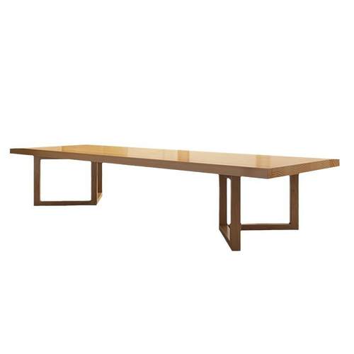 现代简约实木原木茶台大板茶桌椅组合客厅茶几新中式一桌五椅