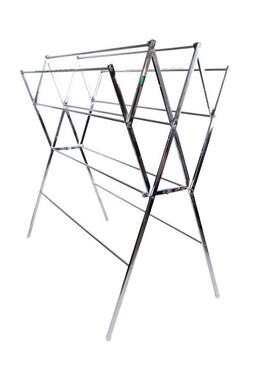 W型挂衣架落地可折叠移动晾衣架160cm立式多杆晾衣架凉晒被架子