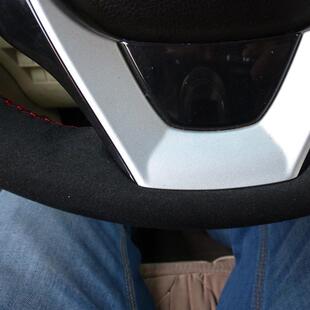 手缝方向盘套适用比亚迪思锐S7反绒翻毛专车专用手缝把套厂家