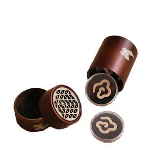 便携式小祥云纯铜随身香炉沉香粉中式香薰炉立体香筒香炉