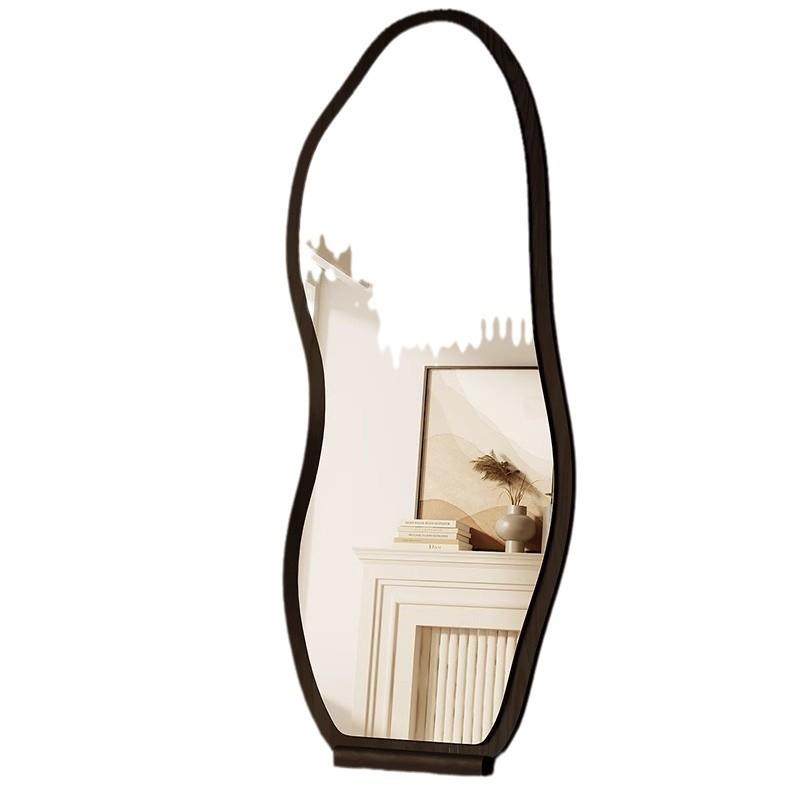 中古全身镜设计师异形落地镜网红家用穿衣镜女生高级感试衣镜子