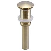 全铜拉丝金色大板弹跳洗脸盆下水器配件洗手盆墙排下水管防臭管件