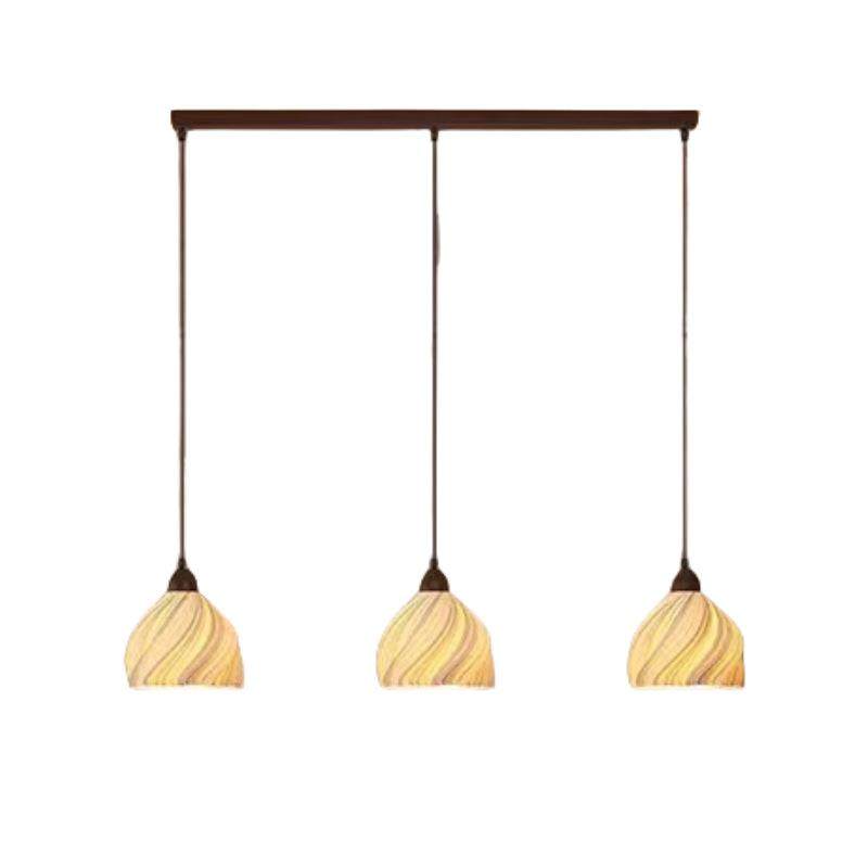 法式奶油风裙摆餐厅主灯客厅灯复古中古花瓣艺术吊灯高级玄关吊灯,家装灯饰光源,智能吊灯,淘宝优惠券,粉丝福利购,淘宝优惠卷