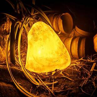 户外发光石头灯防水草坪鹅卵石灯花园别墅庭院装饰亮化装饰景观灯