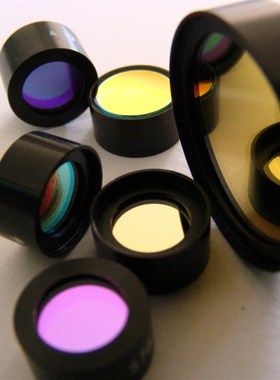 酶标仪萤光滤光片分析仪镀膜窄带镜片 w340nm  405nm  492nm 766n