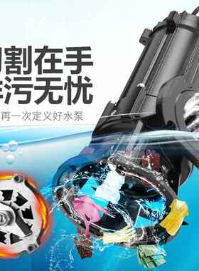 人民切割式污水泵220qv抽粪泥浆排污泵小型家用潜水泵化粪池抽水