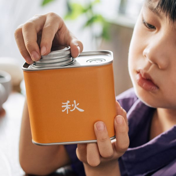半宅新中式咖啡豆罐礼盒杂粮储物收纳密封罐马口铁盒茶叶礼品包装