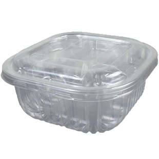 快速发货凉面一i次性碗透明分层打包盒凉皮拌面沙拉冰粉水果捞专