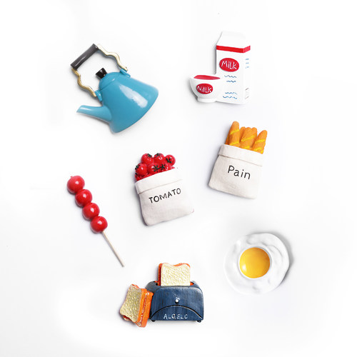 快速发货北欧ins个性创意冰箱磁性贴卡通可N爱磁铁吸铁石立体装饰