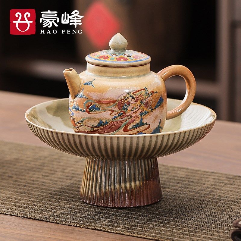 快速发货豪峰仿古柴烧敦煌壶家用复古陶J瓷泡茶壶单壶防烫功夫茶,餐饮具,茶壶,淘宝优惠券,粉丝福利购,淘宝优惠卷