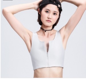 束胸防震背心女裹胸缩胸运动塑胸大胸显小塑身内衣学生