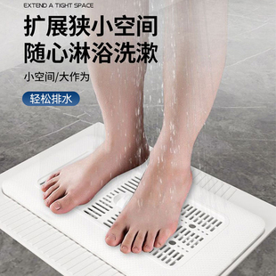 化妆室蹲坑d便槽蹲便器盖板洗澡防滑防臭便池盖脚踩踏板加厚通用